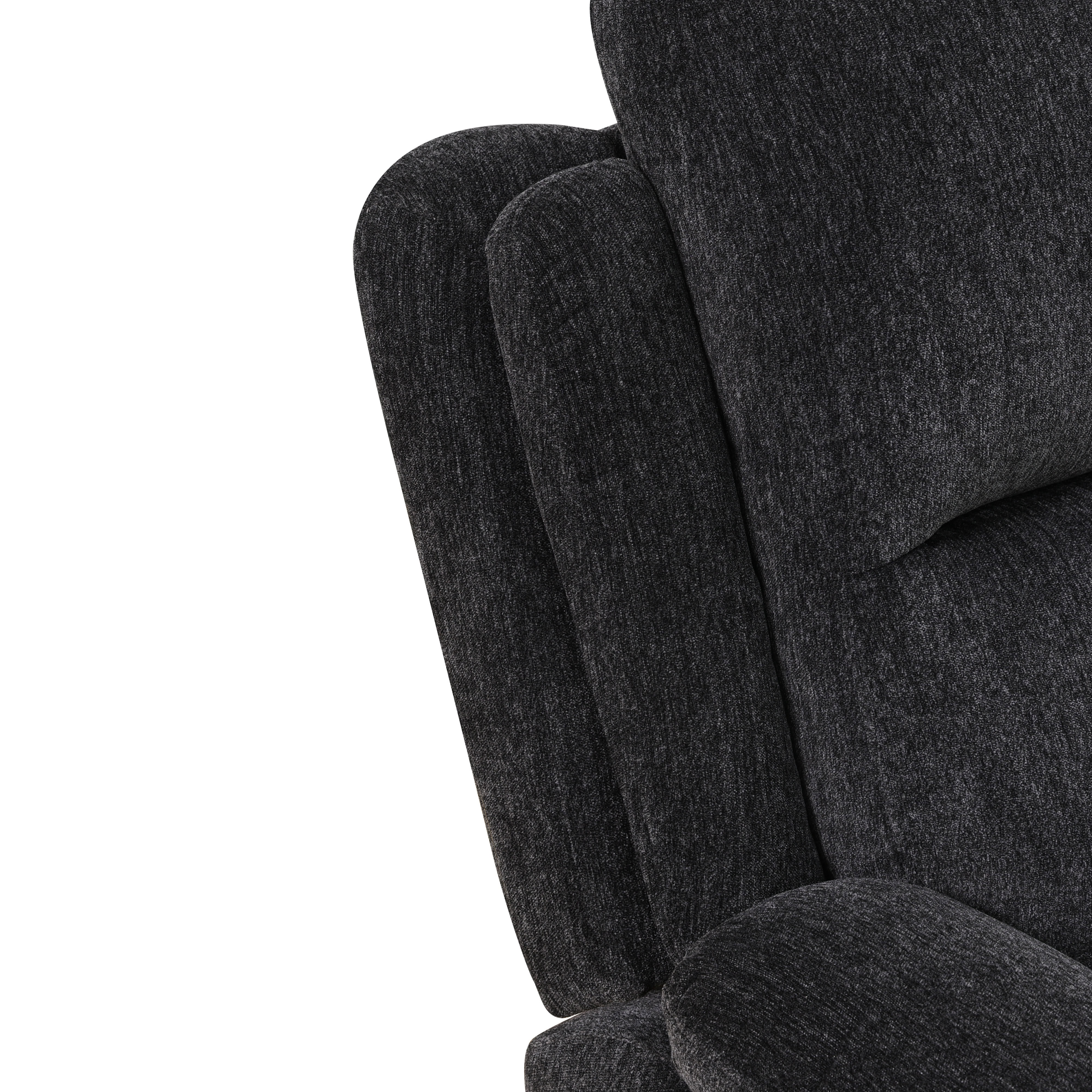 MAYEERTY Power Reclining Modular L-Shaped Sectional Sofa with USB & Storage, Plush Fabric for Living Room