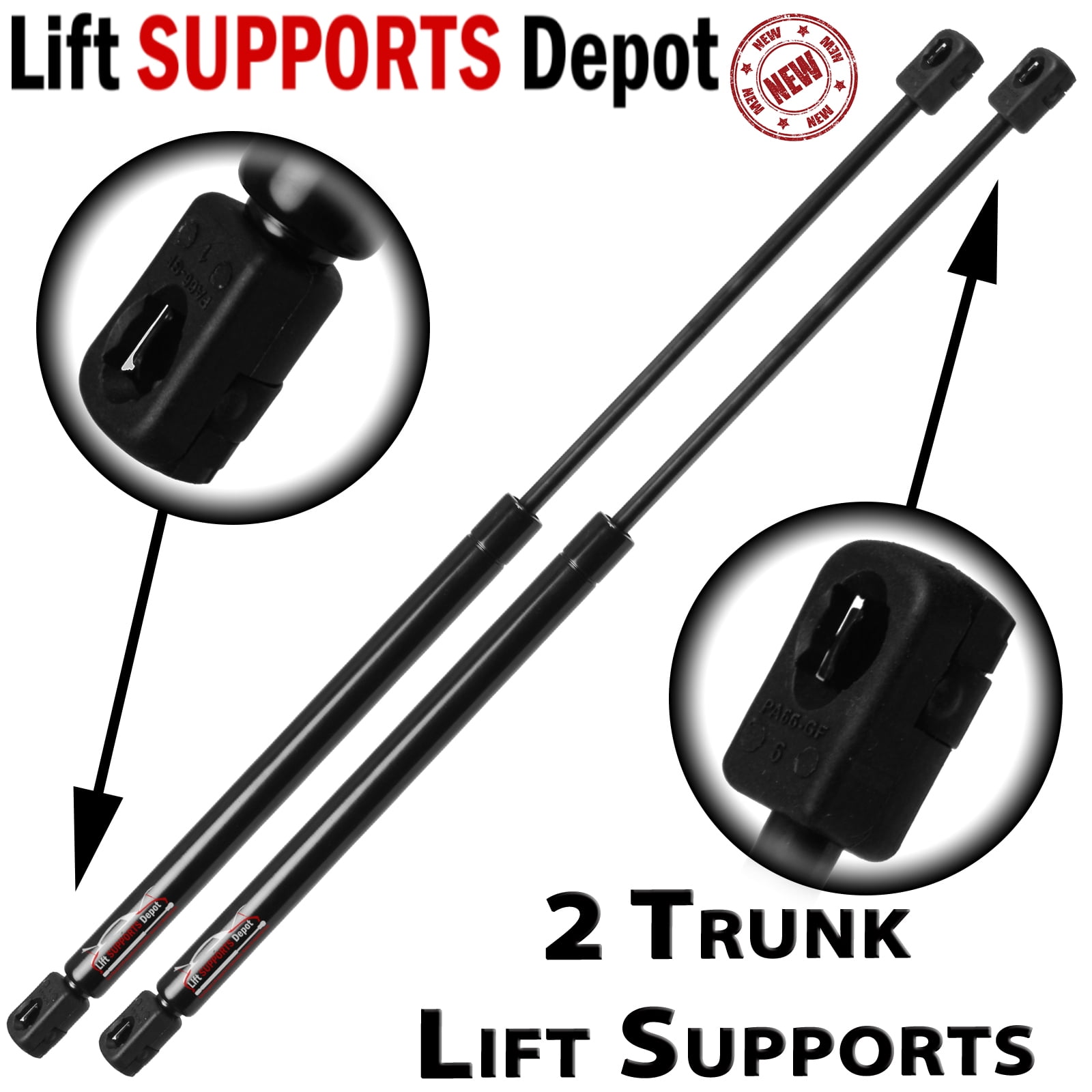 A-Premium Rear Tailgate Lift Supports Shock Struts Compatible with Toyota Celica 1991-1993 2-PC Set 