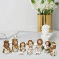thumbnail image 3 of Holy Nativity Scene Set Xmas Tabletop Scene Figurines Decor Ornament Gifts White, 3 of 8