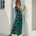 thumbnail image 6 of Leopard Print Pattern Sleeveless Dress Woman Fashion Long Dresses Women's Summer Suit Dress 2025, 6 of 6