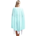 thumbnail image 2 of iiniim Robe Tunique Grecque Ancienne pour Femmes Costume d'Halloween en Chiffon Robe à Manches Longues Bleu Clair TG, 2 of 5