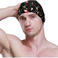 thumbnail image 3 of FYBTO Casquette de Natation Arc-en-Ciel Coloré Santa Claus Xmas Unisexe Adulte FYBTO Polyester, 3 of 4