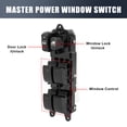 thumbnail image 3 of Interruptor de ventana Eléctrico Unique Bargains 84820-60100 Lado izquierdo Para coche, 3 of 10