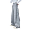 thumbnail image 5 of CAIXIA Teen Girls Sweatpants Wide Leg High Waist Sweat Pants with Pockets, 5 of 5