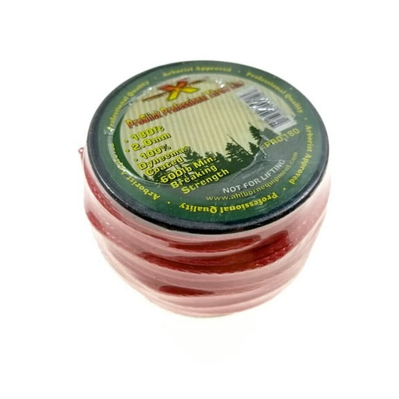 Arborist Tree worker throw line Proslick 180' 2.0 mm Dyneema 600lb Premium