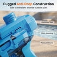 thumbnail image 4 of Light Up Water Blaster with Glowing Ring Tank, High Pressure Long Range Water Gun for Outdoor Pool Party, Backyard Summer Entertainment and Beach Games, 4 of 8