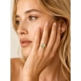 thumbnail image 3 of Bestyle 14K Gold Plated Butterfly Ring for Women, Created Peridot August Birthstone Open Rings Adjustable for Everyday Wear Christmas Birthday Gifts, 3 of 8