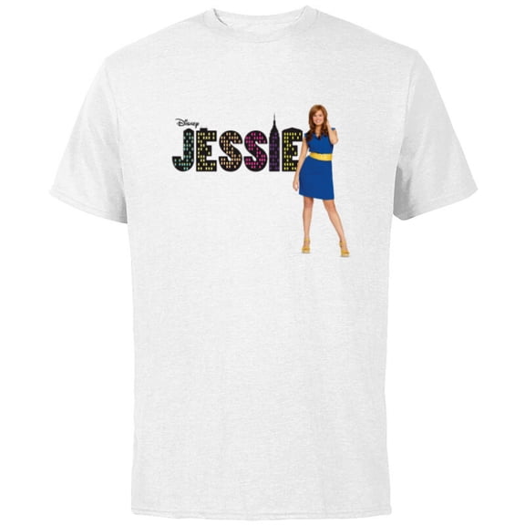 Disney Channel Jessie - Short Sleeve Cotton T-Shirt for Adults - Customized-White