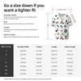 thumbnail image 5 of Goofa Cartoon Animals Printed Men's Casual Short-sleeved Shirt,Lightweight Breathable Button-down,Summer Casual men's top,Versatile Fashion shirt-Large, 5 of 7