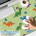 thumbnail image 2 of Long Mouse Pads for Desk,Green Dinosaurs Ponds Pattern Desk Mats on Top Of Desks, Desk Mouse Pad Extra Large with 3mm Non-Slip Base and Stitched Edge for Gaming,Office,Work,Home 47.3"x23.6", 2 of 6