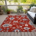 thumbnail image 6 of Addison Rugs Chantille Indoor/Outdoor Traditional Oushak Red Washable Rectangle Rug, 8' x 10', 6 of 6