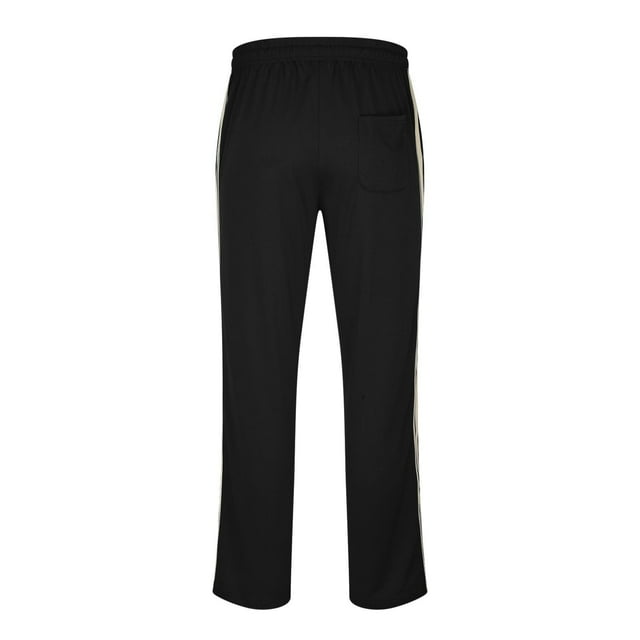 Pants for Men Men's Drawstring Elastic Waist Solid Color Casual Sweat Length Pants