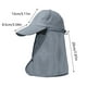 thumbnail image 3 of 3 Maneras de Usar Un Sombrero Protector Solar. Sombrero de Pescador para Senderismo y Pesca, para Hombres y Mujeres, con Secado Rápido, de Béisbol para Exteriores con Chal., 3 of 7