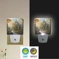 thumbnail image 6 of Deers in Magic Landscape Night Light LED Dusk to Dawn Auto Sensor Night Lamp Plug-in Nightlight for Bedroom Hallway Kitchen 2 PCs, 6 of 7