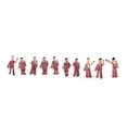 thumbnail image 4 of MYG 100pcs Painted Figures 1:200 Scale People Standing Seated Miniature Passerby, 4 of 10