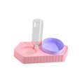 thumbnail image 4 of Dot Bowls Cat Food Dishes Water Fountain Detachable Pet Feeder Waterer for Dogs Cats , double pink, 4 of 10