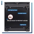 thumbnail image 4 of Sanmadrola 3 Drawer File Cabinet with Lock Mobile File Cabinets for Home Office Steel Mobile Filing Cabinet Metal Rolling Locking Office Cabinets Under Desk for Legal Letter Size, Black, 4 of 9