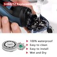 thumbnail image 2 of Cabezales de repuesto YA-Sport SH60/72 para Philips Norelco, 2 of 6