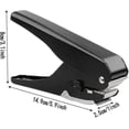 thumbnail image 5 of Elliptical Punch, Badge Hole Punch For Id Card, Pvc Slot And Paper, Heavy-duty Hole Punch For Pro Use, 5 of 5