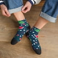 thumbnail image 3 of Pofeuu Christmas Print 30cm Socks, Adult Running Hiking Socks for Youth and Adult, 3 of 7