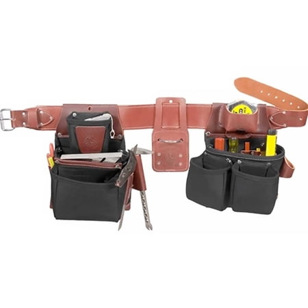 Occidental Leather B8080DBM Black OxyLights Framer Framing Tool Bag Belt - Med