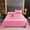 Peach Pink Ice Silk, variant on Comefolife Twin Satin Bed Sheet Set, 3 Pieces Bed Sheet Set with Silky Solid Color, 1 Flat Sheet, and 2 Pillowcase (Coral Pink, 66"x98.42")