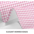 thumbnail image 4 of Rectangle Tablecloth 60x84 Inch, Pink Buffalo Plaid Rectangle Table Cloth Water Resistant Tabletop Covers Wipe Clean Table Cover for Restaurant, Picnic, Indoor and Outdoor Dining, 4 of 8