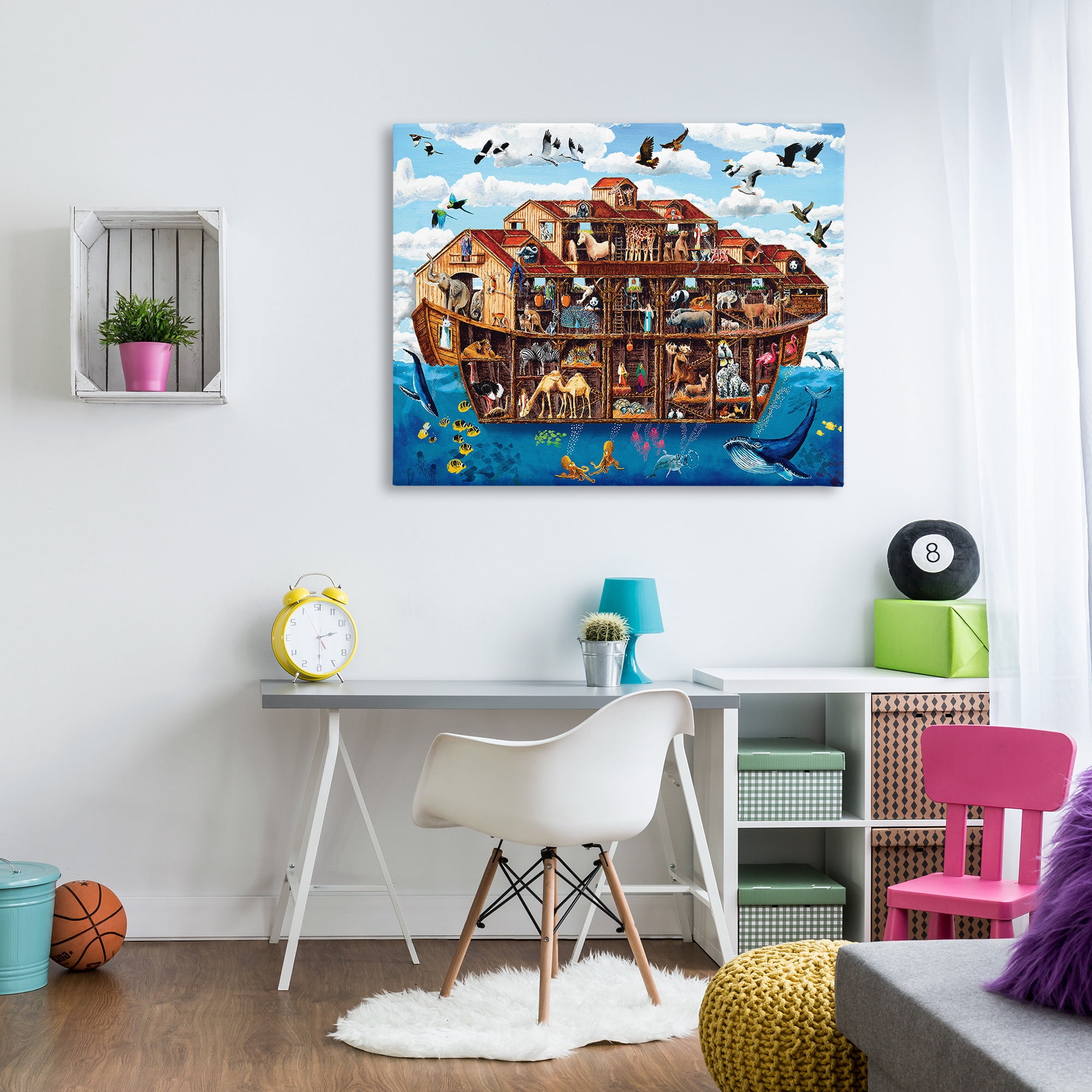 Stupell Industries Noah's Ark Animals Animals & Insects Painting