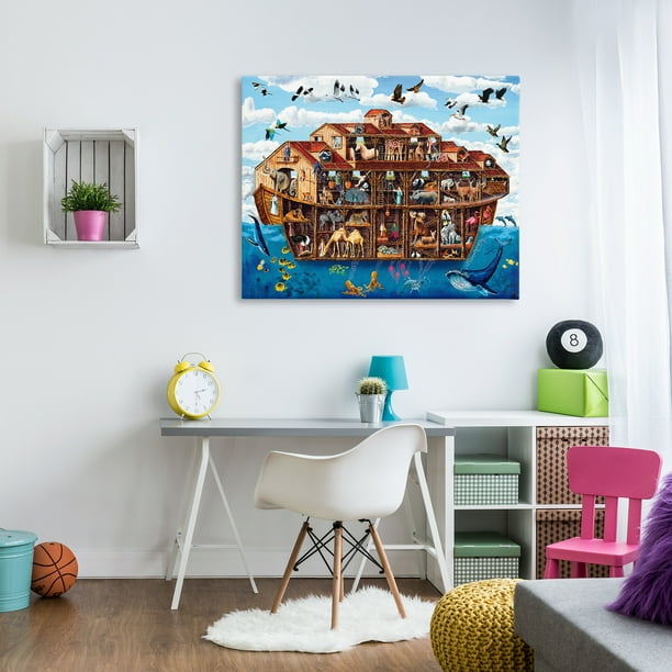 Stupell Industries Noah's Ark Animals Animals & Insects Painting