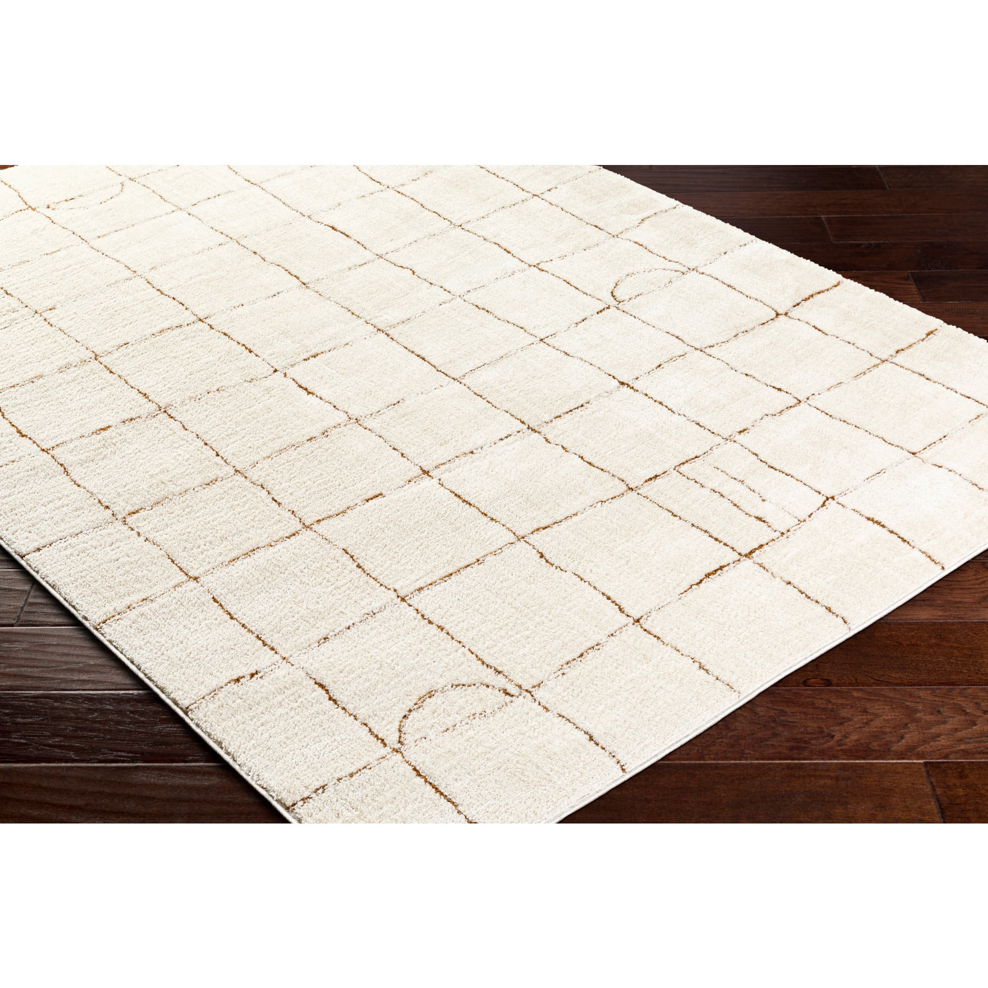 Artistic Weavers Freud Geometric Runner Area Rug, Orange ,2'7" x 7'3"