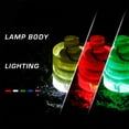 thumbnail image 4 of Advancent 2 uds trampa de luz cilíndrica anillos dobles que atraen lámpara de peces diseño cerrado lámparas de cebo negro bagre Tilapia Pescar Luz verde, 4 of 6