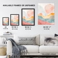 thumbnail image 3 of Artery8 Abstract Yorkshire Dales Park Sunset Watercolour Living Room Extra Large XL Wall Art Poster Print, 3 of 5
