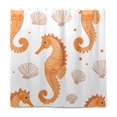 thumbnail image 2 of Yayeee Shower Curtain with Hooks 72"x72" Waterproof Fabric Bathroom Hanging Decor, Orange Seahorse, 2 of 5