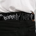 thumbnail image 4 of The Wizarding World of Harry Potter Belt, Seatbelt Buckle Belt, Voldemort Dark Arts Death Mark Death Eater Black Grays White, 34 to 52 Inches, 4 of 9