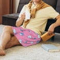 thumbnail image 6 of Rocae French Bulldog for Men's Soft Sleep Pajama Shorts, Waistband and Pockets, 6 of 9