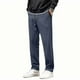 thumbnail image 2 of Pantalones de pana para hombre, de longitud completa, holgados, de color liso, talla grande, con cordón, rectos, para hombre, 2 of 4