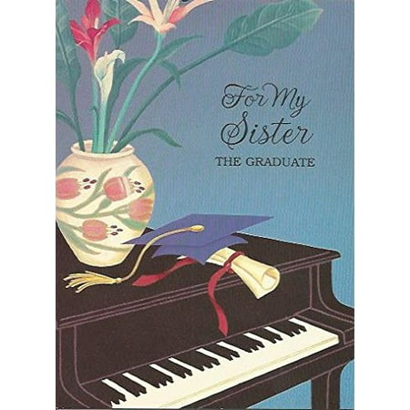 Graduate Card - For My Sister the Graduate (Bas), Greeting Cards By Freedom Ship from US