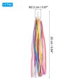 thumbnail image 2 of Uxcell Bike Streamers, Colorful Scooter Handlebar Tassels Grips Ribbon Accessories Decorations for Tricycle Handles Colorful, 2 of 6