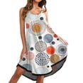 thumbnail image 1 of Dresses for Women 2023 HIMIWAY Women's Summer Solid Print Loose Sexy Cool Round Neck Sling Dress Multicolor L, 1 of 4