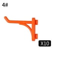 thumbnail image 4 of 10Pcs Tool Board Hook Lightweight Tool Hanging Board Hole Hook Garage Organizer Wall-Mounted Storage Rack Tools D Fangkenuo, 4 of 4
