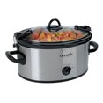 thumbnail image 1 of Crock-Pot 4 Quart Oval Cook and Carry Kitchen Slow Cooker, Stainless Steel, 1 of 1