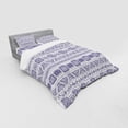 thumbnail image 2 of Ambesonne Tribal Bedding Set 4 Pcs, Mexico Aztec Boho, Queen, Mauve White, 2 of 2