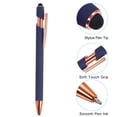 thumbnail image 4 of Unique Bargains Ballpoint Pen with Stylus Tip, Medium Point, 1.0mm, Black Ink, Blue, 6 Pack, 4 of 5