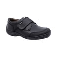 thumbnail image 1 of Zapato escolar Audaz para niño de piel negro Romeo con anti-raspaduras, 1 of 5