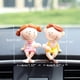 thumbnail image 2 of Coche Pareja Lindos Adornos Resina Pareja Muñeca Coche Decoración Interior Pareja Figuritas Con Globo Para Decoración De Salpicadero De Coche Regalo ANGGREK Resin Couple Doll, 2 of 8