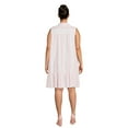 thumbnail image 4 of Time and Tru Women's and Women's Plus Sleeveless Shirt Dress, Sizes XS-4X, 4 of 5