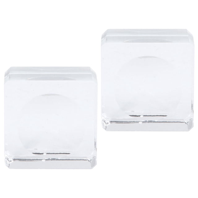 Minkissy 2Ud Soporte De Cristal Transparente Para Bolas Esféricas Y Ornamentación En