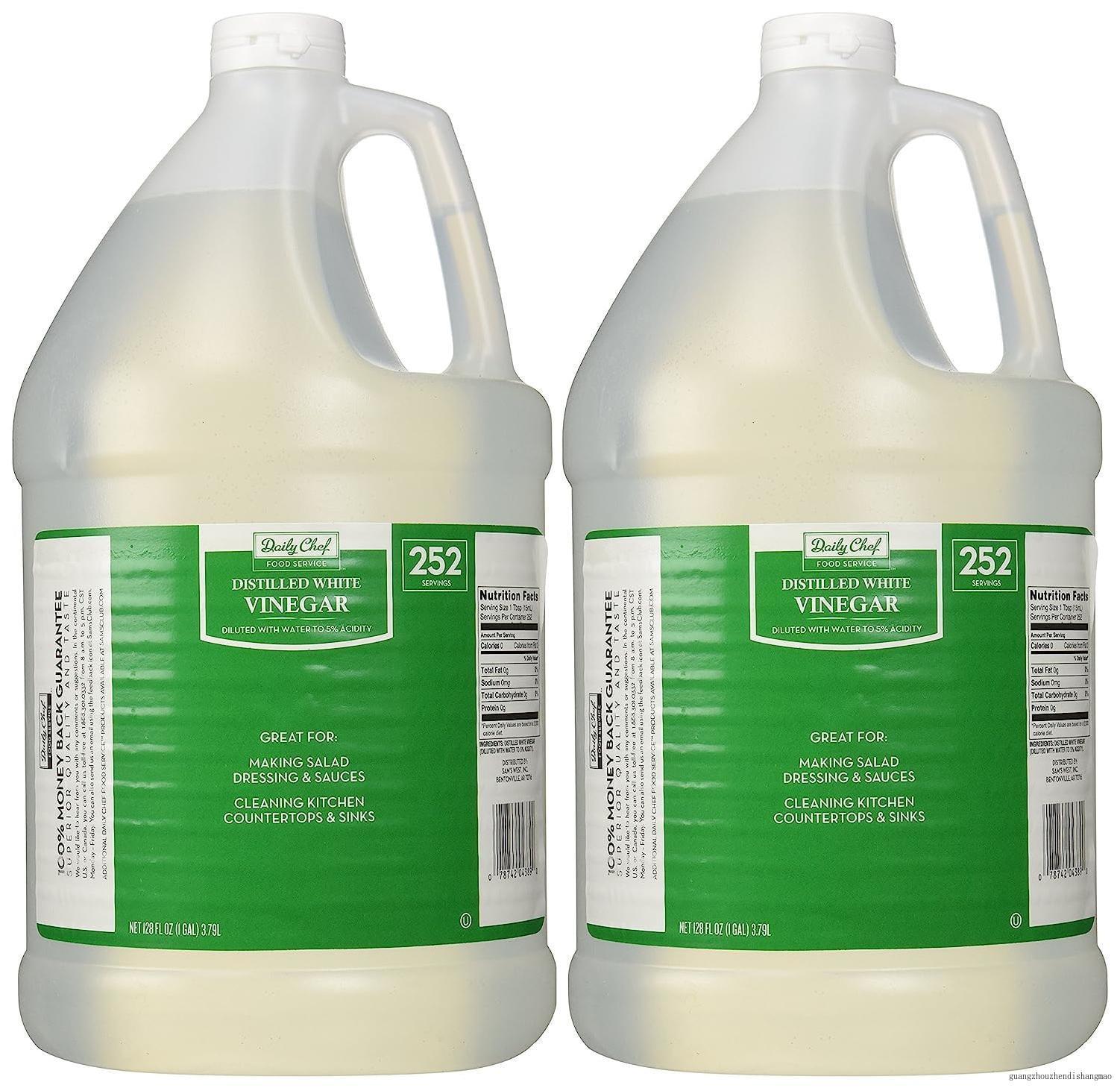 distilled white vinegar 2/1 gallon jugs (2 pack)