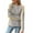 Gray, variant on HAiming Color Block Sweatshirt for Women Casual Long Sleeve Loose Pullover Tops with Pockets
