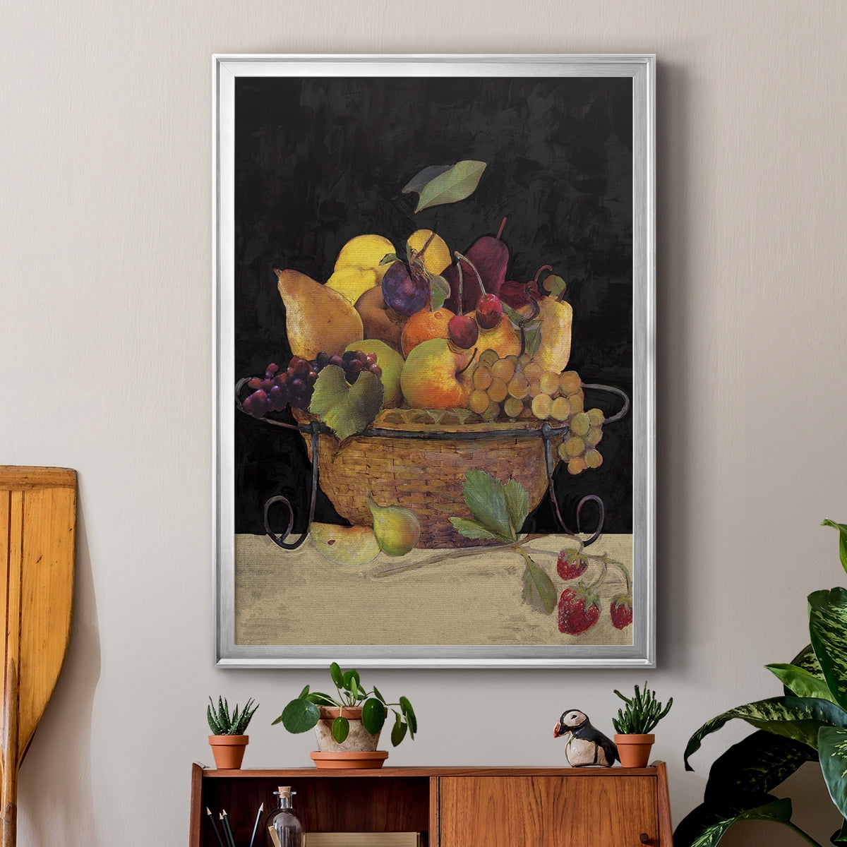 Fruit Basket II Revisit Premium Framed Print - Ready to Hang